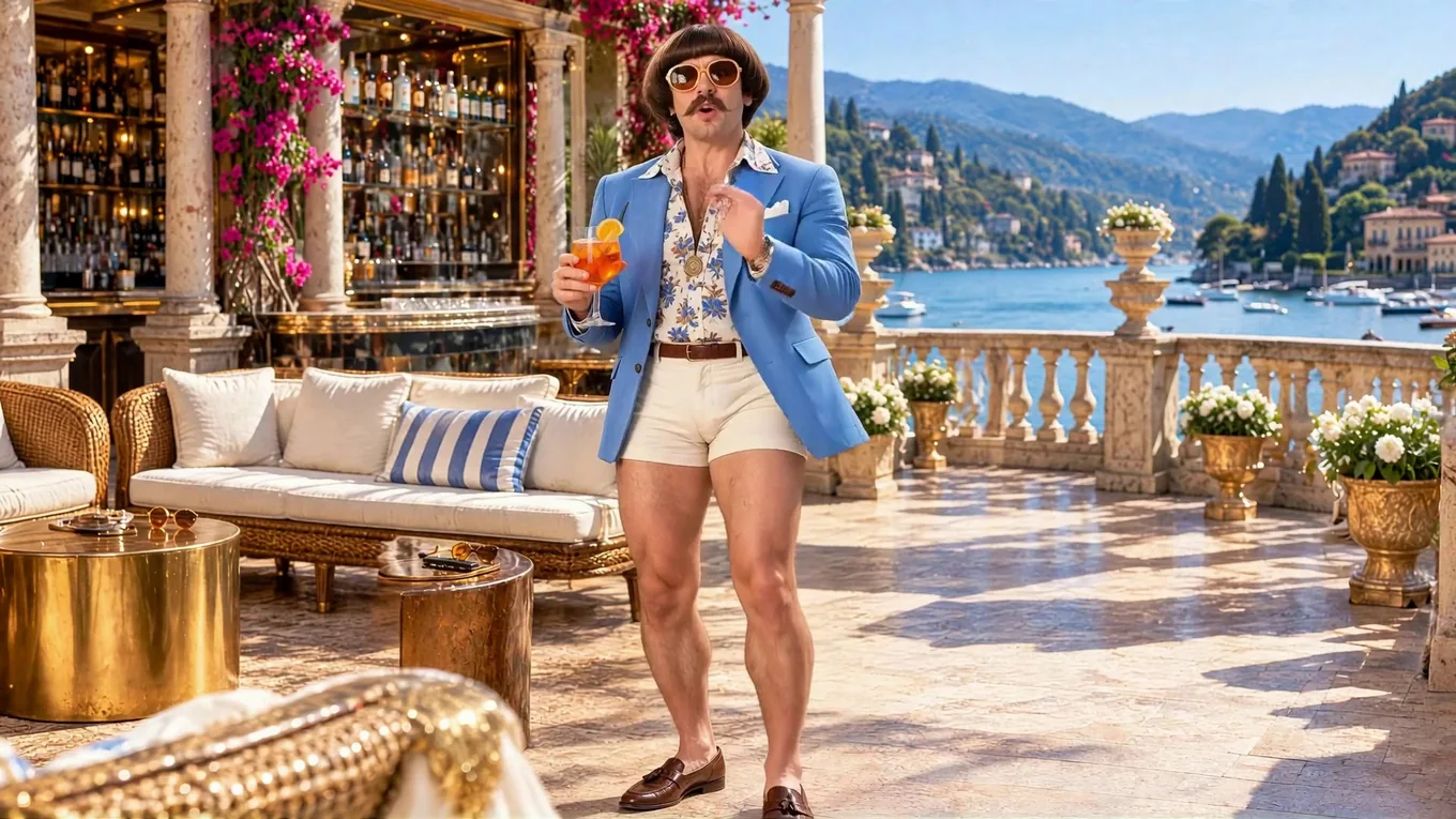 Montgomery enjoying his lavish lifestyle