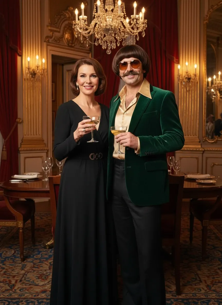 Illustrated scene featuring Monty for the article: First-Date Etiquette for Men: Be a Gentleman, Not a Performing Seal